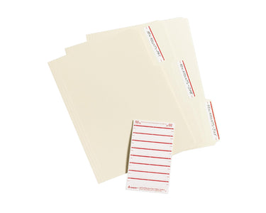 Avery File Folder Labels on 4